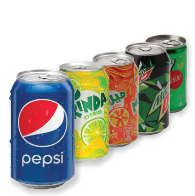 مشروبات غازية متنوعة